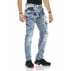 Cipo & Baxx CIPO&BAXX DIVATOS FÉRFI FARMERNADRÁG CD598 BLUE