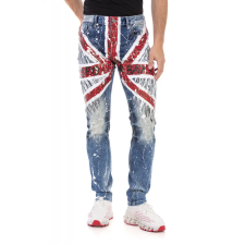 Cipo &amp; Baxx CIPO&amp;BAXX REGULAR FIT FÉRFI FARMERNADRÁG CD714 BLUE férfi nadrág
