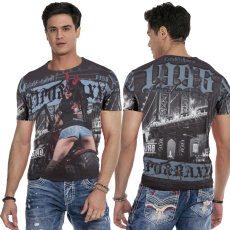 Cipo & Baxx CT663 BLACK RÖVID UJJÚ PÓLÓ