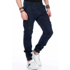 Cipo & Baxx DIVATOS FARMER CD422 BLUE CAMOUFLAGE