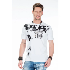 Cipo & Baxx DIVATOS FEHÉR PÓLÓ CT374 WHITE