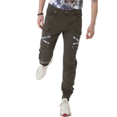 Cipo & Baxx DIVATOS FÉRFI NADRÁG CD786 KHAKI