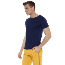 Cipo &amp; Baxx DIVATOS FÉRFI PÓLÓ CT525NAVYBLUE férfi póló