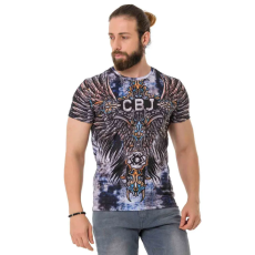 Cipo & Baxx DIVATOS FÉRFI PÓLÓ CT719 BLACK