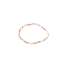 Cirkon fazettált vegyes golyó karkötő 2mm karkötő