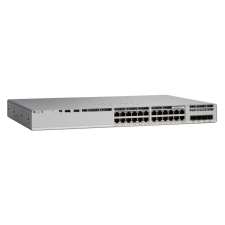 Cisco C9200L-24PXG-2Y-E Vezérelt L3 Ethernet-áramellátás (PoE) támogatása Szürke hub és switch