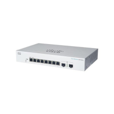 Cisco CBS220 Smart 8-port GE, Full PoE, Ext PS, 2x1G SFP hub és switch