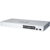 Cisco Switch 16x1000Mbps (POE) + 2x1000Mbps SFP, Menedzselhető, Fémházas, Rackes - CBS220-16P-2G-EU (CBS220-16P-2G-EU) - Ethernet Switch