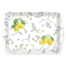 Citromos műanyag tálca - 33x22 cm - Fleurs et Citrons - Easy Life konyhai eszköz