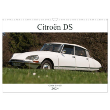  Citroën DS - Göttin in weiß (Wandkalender 2024 DIN A3 quer), CALVENDO Monatskalender – Meike Bölts naptár, kalendárium