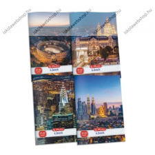 City 2021 felsős vonalas füzet, A5 (1 db) füzet
