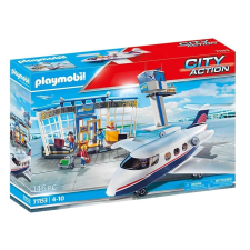 City Action repülőtér készlet repülővel playmobil