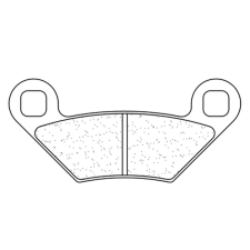 CL BRAKES ATV Szintermetál fékbetétek - 1222ATV1 egyéb motorkerékpár alkatrész