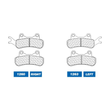 CL BRAKES CL FÉKEK ATV Szinterelt Fékbetétek - 1263ATV1 egyéb motorkerékpár alkatrész