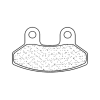 CL BRAKES Maxi Robogó Szinterelt Fékbetétek - 3067MSC