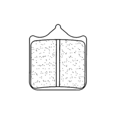  CL BRAKES utcai szintermetál fékbetétek - 1033A3+ egyéb motorkerékpár alkatrész