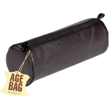 Clairefontaine Age-bag kerek 22x8cm bőr fekete tolltartó tolltartó