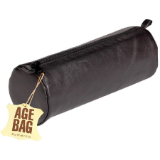 Clairefontaine Age-bag kerek 22x8cm bőr fekete tolltartó tolltartó