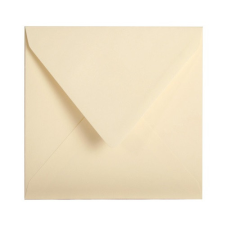 Clairefontaine Boríték Clairefontaine Pollen 14x14 cm enyvezett krém boríték