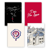 Clairefontaine Jegyzetfüzet Clairefontaine Moulin Rouge A/6, textil gerinc, 64 lapos, sima, vegyes minta