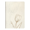 Clairefontaine Jegyzetfüzet Clairefontaine Tulip paper, A/5, textil gerinc, 14,8x21cm, 32 lapos, pontozott