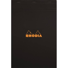 Clairefontaine Jegyzettömb Clairefontaine Rhodia Black A/6 80 lapos kockás jegyzettömb