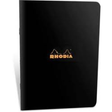Clairefontaine Rhodia Classic fekete füzet  kockás 48lap  14 8x21cm füzet