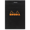 Clairefontaine Rhodia fekete jegyzetblokk Mérete: 10 5x14 8cm vonalas