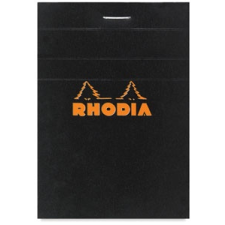 Clairefontaine Rhodia fekete jegyzetblokk Mérete: 10 5x14 8cm vonalas füzet