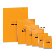 Clairefontaine Rhodia narancs jegyzetblokk Mérete: 8 5x12cm  kockás jegyzettömb