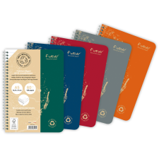 Clairefontaine spirálfüzet (A5, 60lap, vonalas, 5-féle) Forever Premium (4) füzet