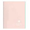 Clairefontaine Spirálfüzet Clairefontaine Koverbook Blush A/5 80 lapos PP borítású vonalas púderrózsaszín