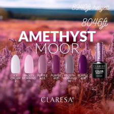 Claresa Amethyst Moor kollekció (6db) lakk zselé