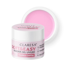 Claresa építőzselé Soft&Easy Panna Cotta 12g műköröm zselé