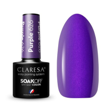  Claresa Purple 626 gél lakk 5g lakk zselé