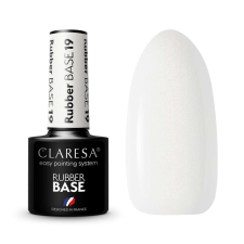 Claresa - Rubber base 19 (arany csillámokkal) műköröm zselé