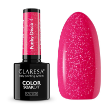 Claresa UV/LED Gél Lakk Funky Disco, 4,5g lakk zselé