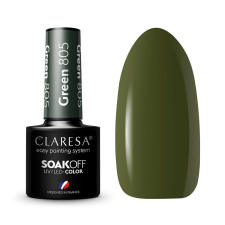  Claresa UV/LED Zöld Gél Lakk 805, 5g - Hosszantartó Fény és Szín lakk zselé