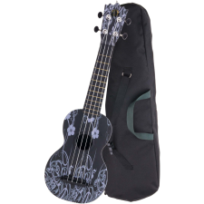 Classic Cantabile Beach Buddy Black Beauty Szoprán Ukulele Abs gitár és basszusgitár
