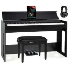 Classic Cantabile Dp-S1 Sm elektromos zongora Fekete Matt Szett billentyűs hangszer