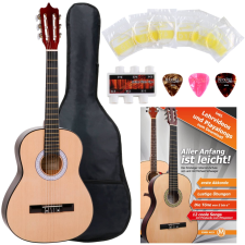 Classic Cantabile Klasszikus Gitár Starter Szett 3/4  4 Darabos Kiegészítő Szetttel Együtt gitár és basszusgitár
