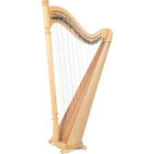 Classic Cantabile P-38 Roundback Hárfa Félhangkarokkal És 38 Húrral gitár és basszusgitár