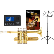 Classic Cantabile Pt-196 Bb Piccolo Trombitaszett Metronómmal Kottaállvánnyal Együtt fúvós hangszer