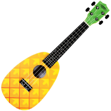 Classic Cantabile Uc-240A Ana 24" koncert ukulele Ananász gitár és basszusgitár