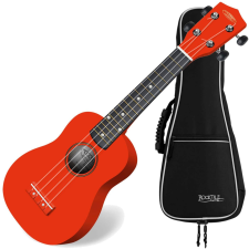 Classic Cantabile Us-100 Rd Szoprán Ukulele Piros Szett Koncertzsákkal Együtt gitár és basszusgitár