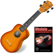 Classic Cantabile Us-100 Sb Szoprán Ukulele Sunburst Szett Könyvvel Együtt. gitár és basszusgitár