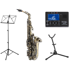Classic Cantabile Winds As-450 Antik Sárga Alt Szaxofon Szett Szett fúvós hangszer