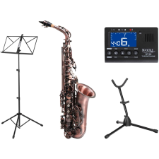 Classic Cantabile Winds As-450 Antik Vörös Alt Szaxofon Szett Szett fúvós hangszer