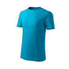  Classic New póló gyerek türkiz 122 cm/6 éves gyerek póló