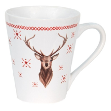 Clayre &amp; EEf Kerámiabögre 300ml, Cosy Lodge bögrék, csészék